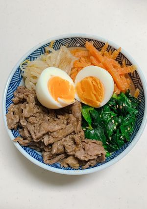 ガッツリ系!ビビンバ丼-レシピのメイン写真