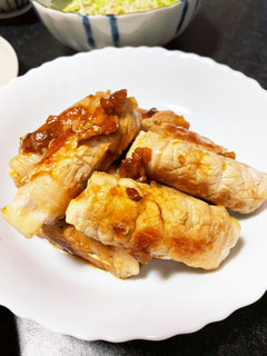 梅ポン味の長芋豚巻き-レシピのメイン写真