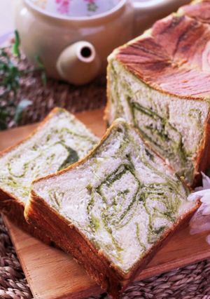 抹茶シートの生食パン-レシピのメイン写真
