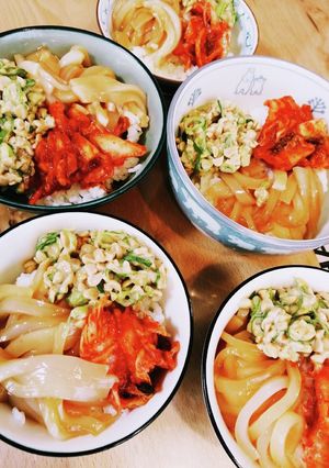 【激ウマ】漬けヤリイカの三色丼-レシピのメイン写真