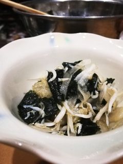 新玉ねぎと海苔の和え物-レシピのメイン写真