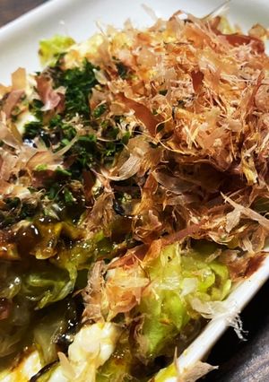 おつまみ・あと一品★キャベツお好み焼き-レシピのメイン写真
