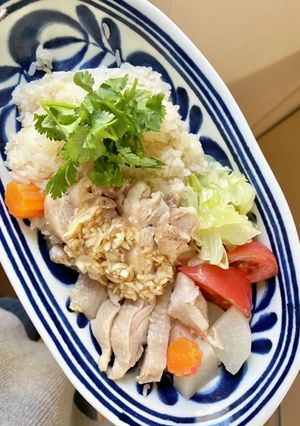 【離乳食にも】家族みんなでカオマンガイ-レシピのメイン写真