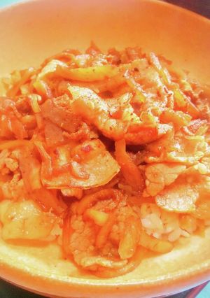 リメイク料理切り干し大根豚のしょうが焼き-レシピのメイン写真