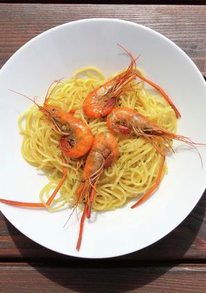 荒川産手長海老のパスタ-レシピのメイン写真