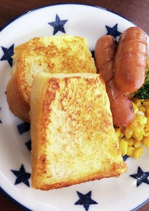 粉チーズ入り☆塩フレンチトースト♪-レシピのメイン写真