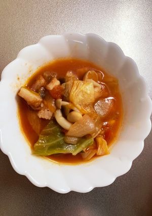 ちょっぴり大人味♪ミネストローネ-レシピのメイン写真