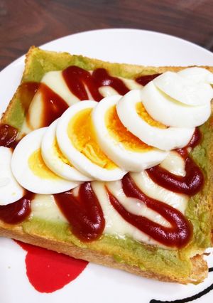 アボカドチーズ卵トースト-レシピのメイン写真