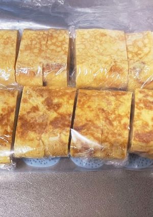 お弁当に冷凍玉子焼き-レシピのメイン写真