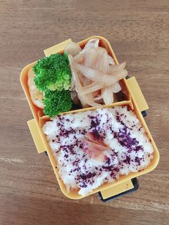 新玉ねぎたっぷり豚の生姜焼弁当♪-レシピのメイン写真