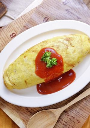 きれいに包める♪ミートオムライス-レシピのメイン写真