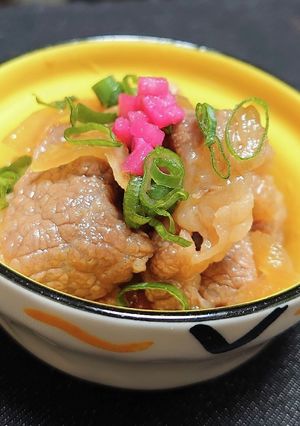 牛丼肉うどん他人丼にも超便利牛肉の甘辛煮-レシピのメイン写真