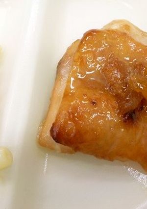 南房総市給食◆鶏の夏かんマーマレード焼き-レシピのメイン写真