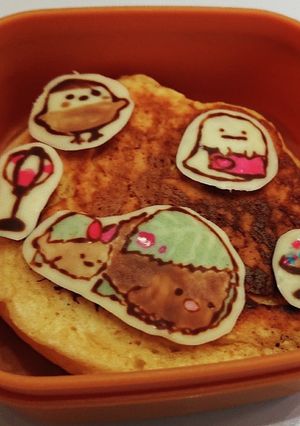 すみっコぐらしチョコプレートひな祭り-レシピのメイン写真