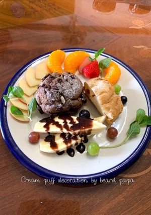 シュークリームでモーニング-レシピのメイン写真
