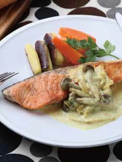 鮭のムニエル カレーソース-レシピのメイン写真