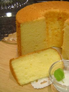 はちみつレモンのシフォンケーキ☆-レシピのメイン写真