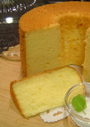 はちみつレモンのシフォンケーキ☆-レシピのメイン写真