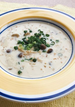 甘酒豆乳キノコスープ-レシピのメイン写真