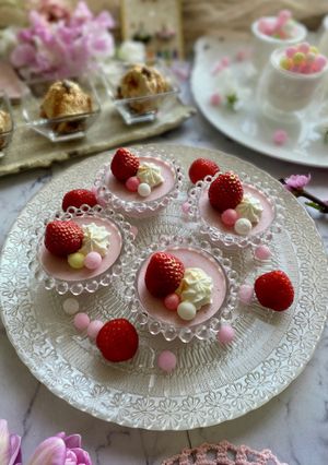 ホワイトチョコがポイントのいちごムース-レシピのメイン写真
