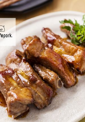簡単！止まらない！骨付き豚肉の照り焼き-レシピのメイン写真