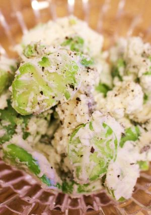 そら豆のゴルゴンゾーラチーズ和え-レシピのメイン写真