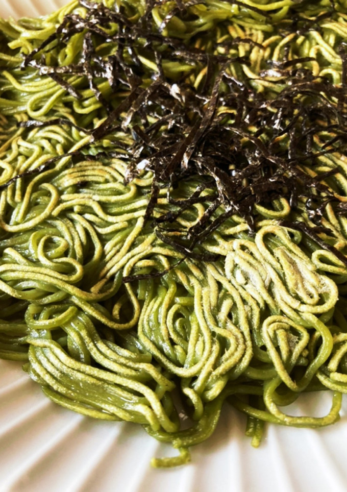 焼き茶そば　瓦蕎麦風かりもちが楽しい。-レシピのメイン写真