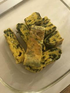 萩のしそワカメ卵焼き-レシピのメイン写真