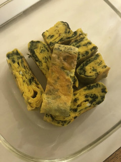 萩のしそワカメ卵焼き-レシピのメイン写真