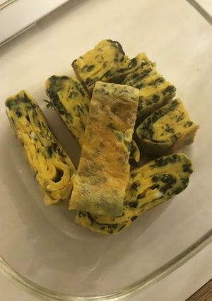 萩のしそワカメ卵焼き-レシピのメイン写真