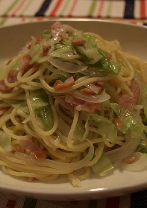キャベツとウインナーのあっさりパスタ-レシピのメイン写真