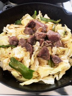 風味が命!砂肝のレモン塩ダレ炒め-レシピのメイン写真