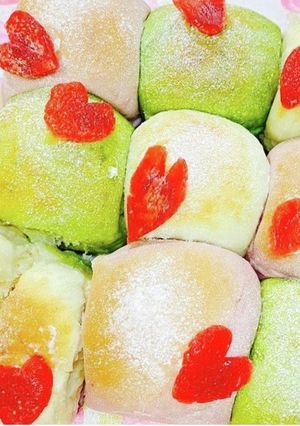 ひな祭り♪お花見♪ミルクちぎりパン-レシピのメイン写真