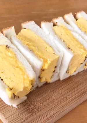 スクランブルで簡単！チーズ玉子焼きサンド-レシピのメイン写真