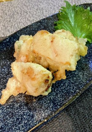 ササミの梅しそ天-レシピのメイン写真