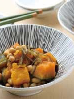 かぼちゃ大豆煮-レシピのメイン写真