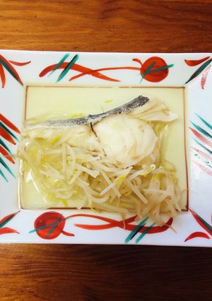 白身魚ともやしの白だしバター煮-レシピのメイン写真