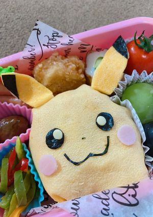 ピカチュウオムライス-レシピのメイン写真