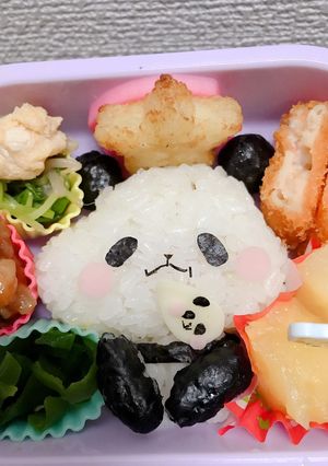もちもちパンダおにぎり-レシピのメイン写真