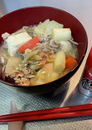 #寒い日のメイン具沢山#豚汁-レシピのメイン写真
