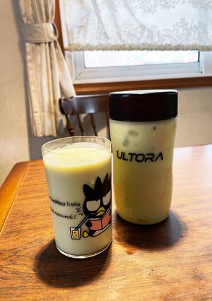 林檎＆ほうれん草で豆乳スムージー-レシピのメイン写真