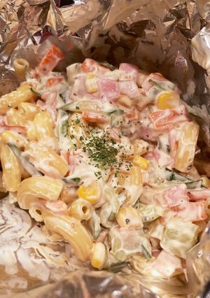 マカロニサラダ-レモン生姜醤油マヨ和え-レシピのメイン写真