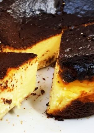 今話題のバスクチーズケーキ-レシピのメイン写真