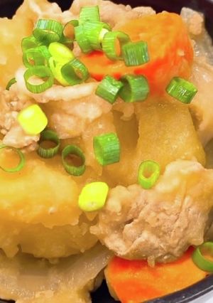 初心者必見！フライパンで作る肉じゃが-レシピのメイン写真