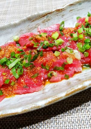 マグロのたたき風-レシピのメイン写真