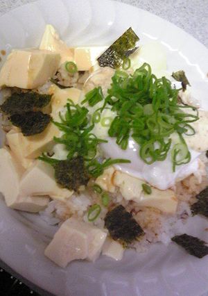 豆腐とたまごの簡単どんぶり-レシピのメイン写真