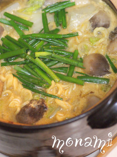 ココナッツ*カレーラーメン鍋♫-レシピのメイン写真