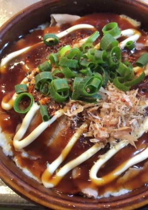 (粉不使用)長芋のレンジでお好み焼き風-レシピのメイン写真