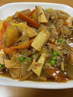 大人の給食☆生揚げのそぼろ煮-レシピのメイン写真