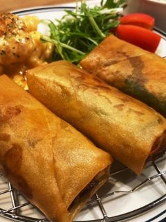 ♡お肉も野菜もたっぷり!簡単春巻き♡-レシピのメイン写真